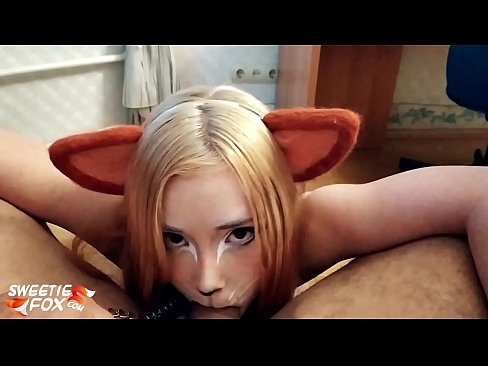 ❤️ Kitsune sluk piel en kom in haar mond ️ Sluts by ons ☑